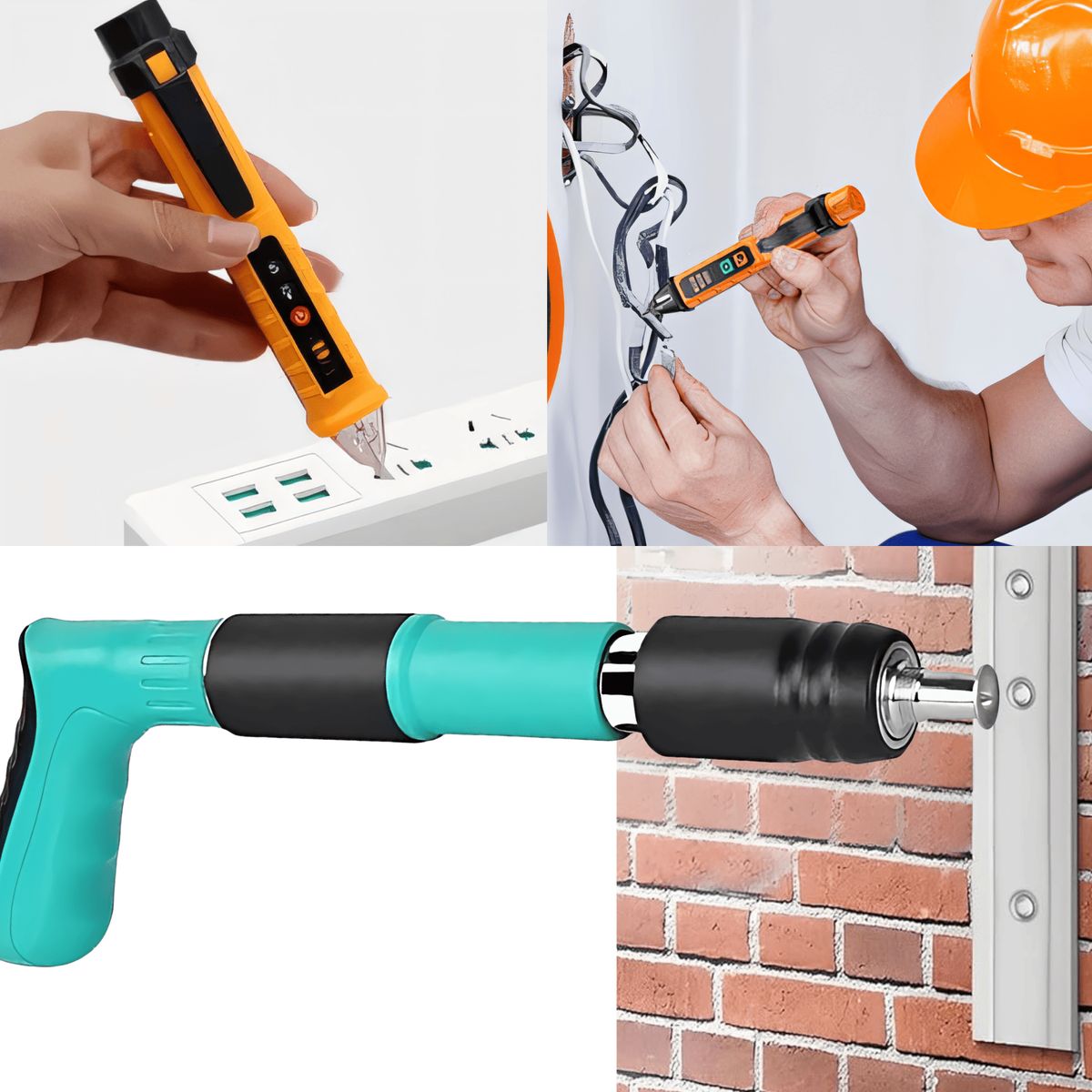 ROSH - Pistola Clavos Fulminante + Medidor de Voltaje