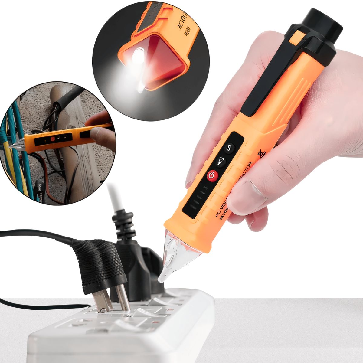 ROSH - Pistola Clavos Fulminante + Medidor de Voltaje