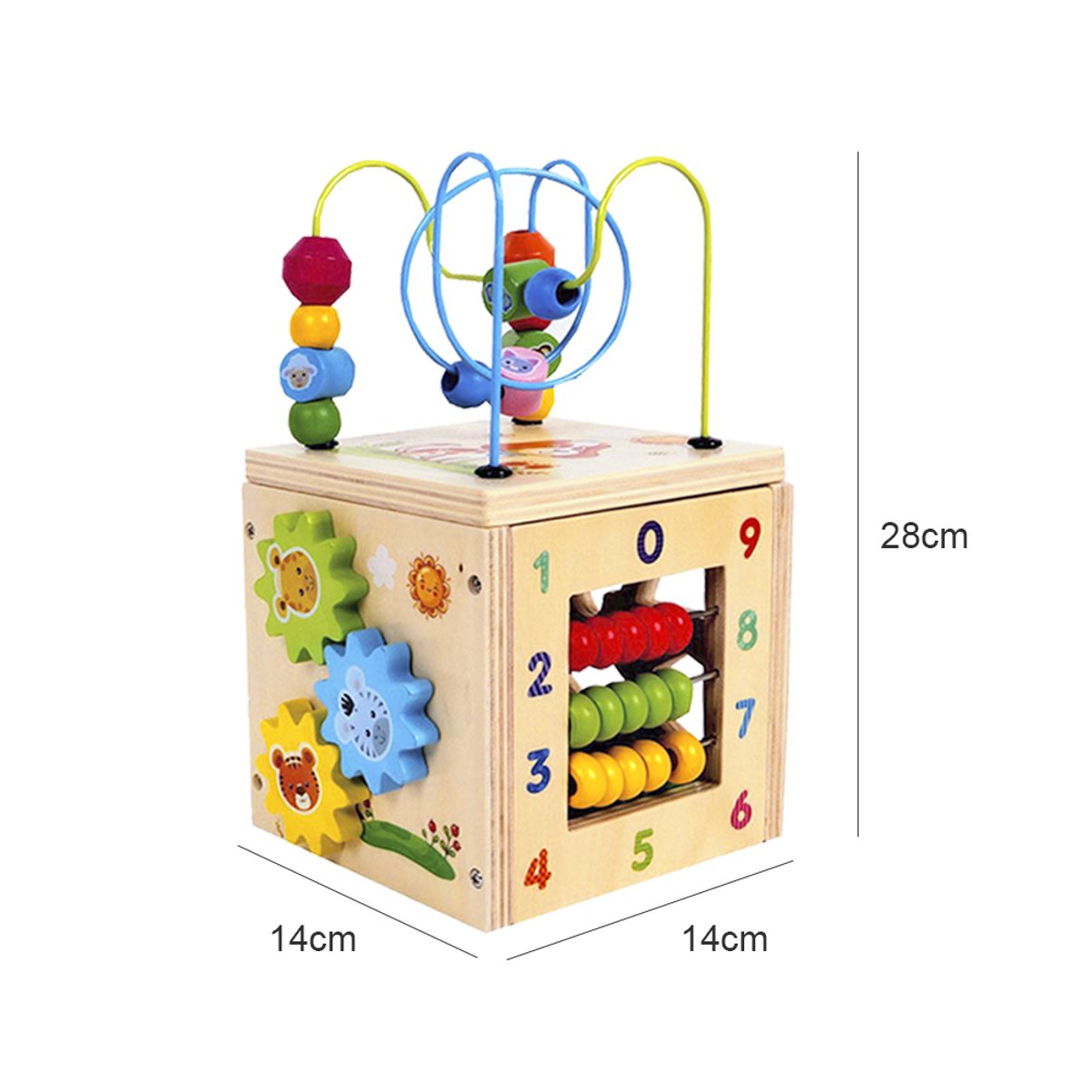 GENERICO - Cubo Multifuncion 5en1 Montessori Estimulacion Temprana