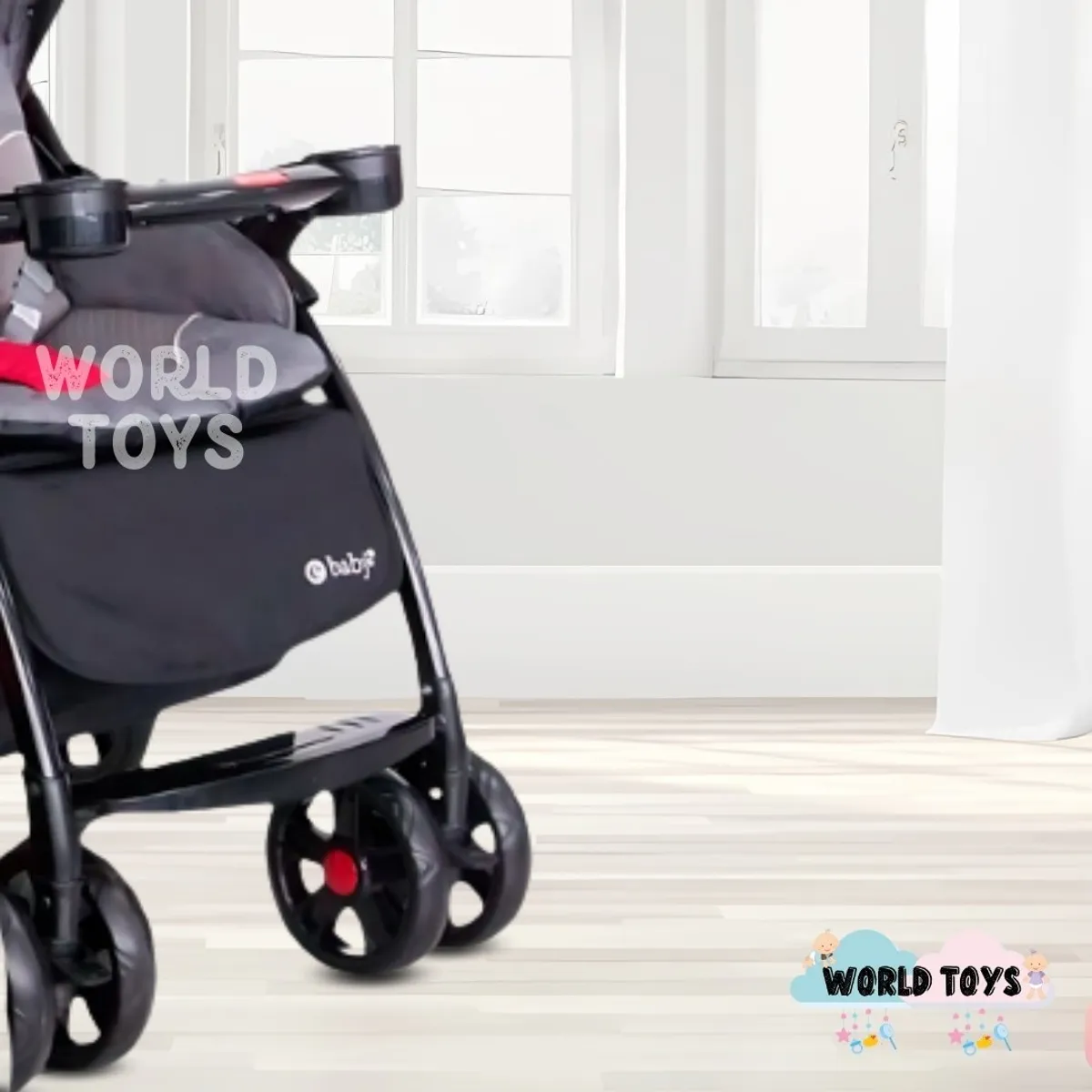 EBABY - Coche Cuna Travel System Ebaby «BRAVIAR NEW» Red