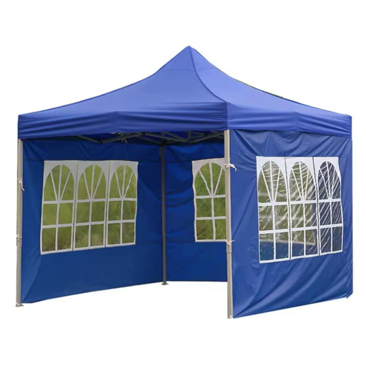 Toldo Plegable 3x3m con Paredes y Ventana Moderno Resistente Protección Solar, marca GENERICO - Foto Principal