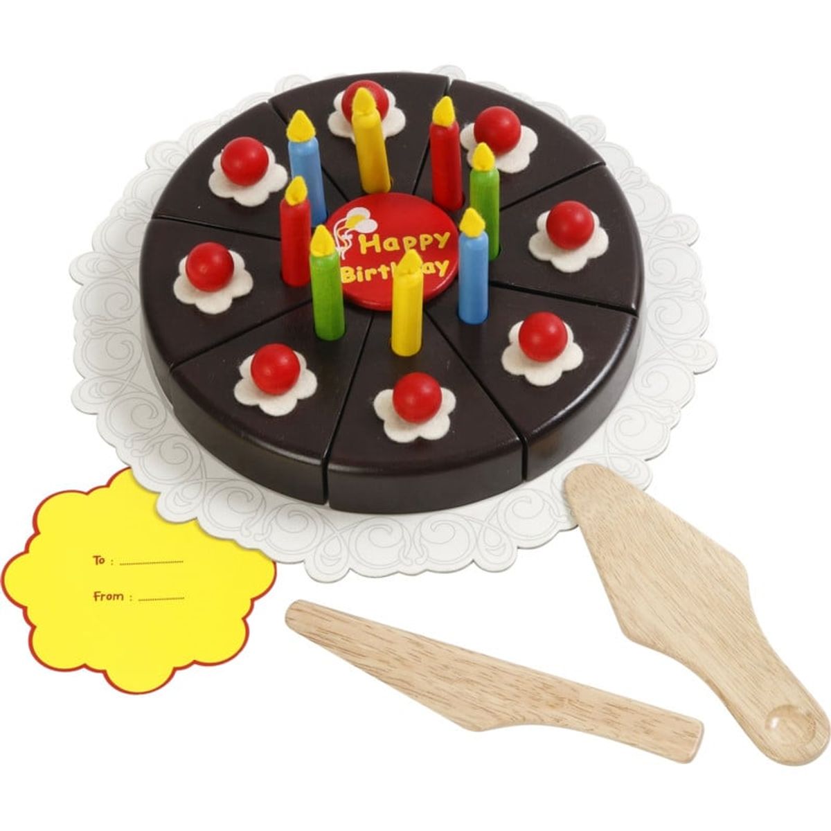 VOILA - Torta de chocolate de madera Voila