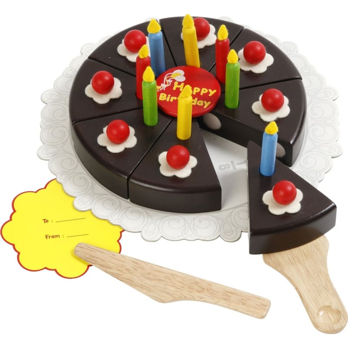 VOILA - Torta de chocolate de madera Voila