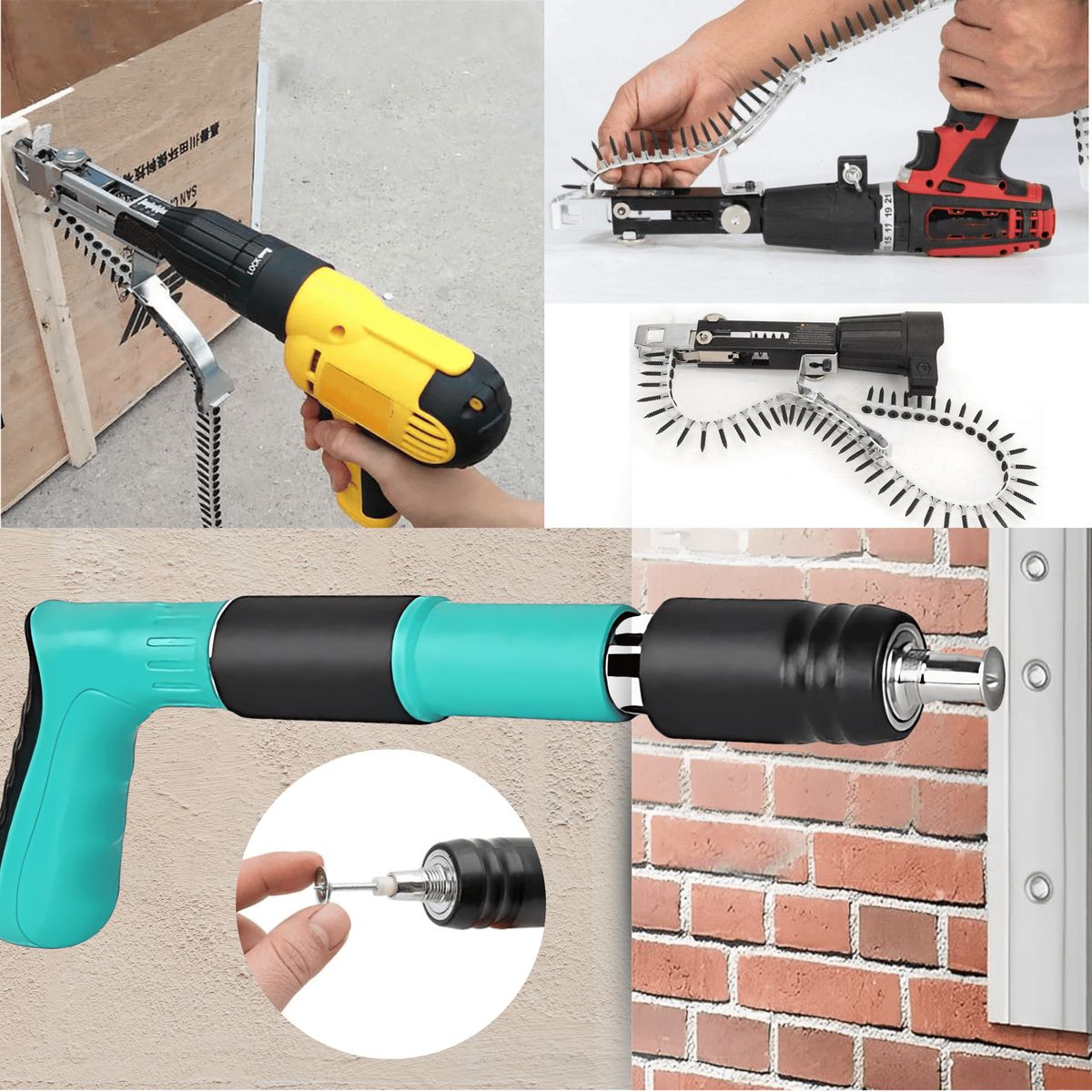 ROSH - Pistola de Clavos Fulminante + Adaptador para Pistola de Clavos