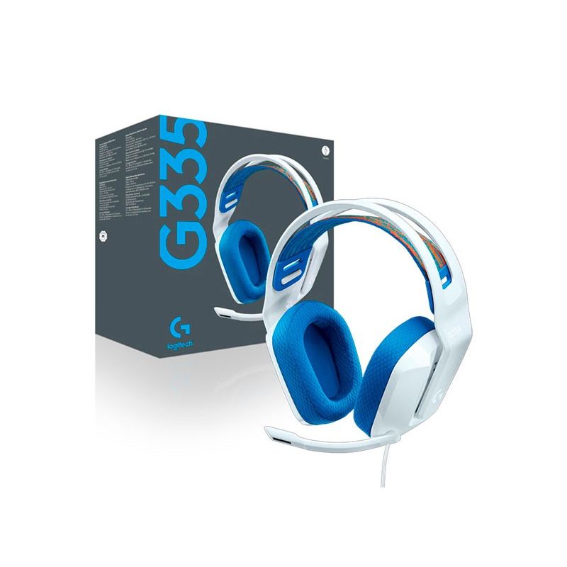 LOGITECH - Audifono Logitech G335 Con Microfono Blanco 981-001017