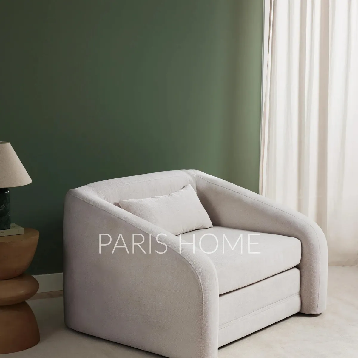 GENERICO - Sofá Cama 1 Cuerpo Foldz Tejido - Gris Claro