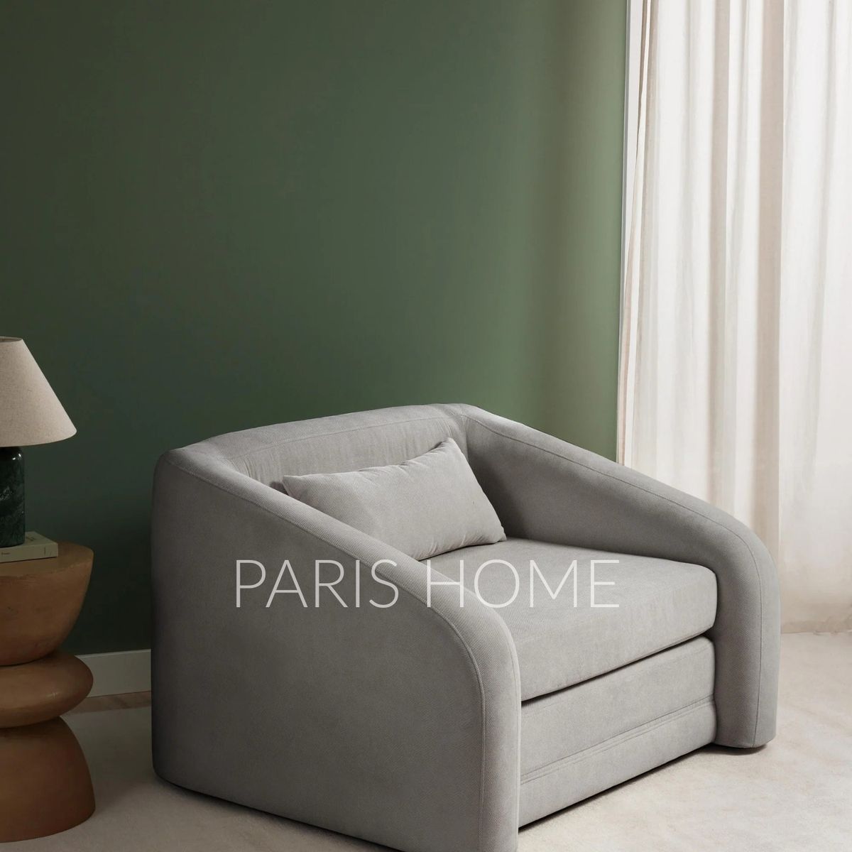 GENERICO - Sofá Cama 1 Cuerpo Foldz Tejido - Gris Oscuro