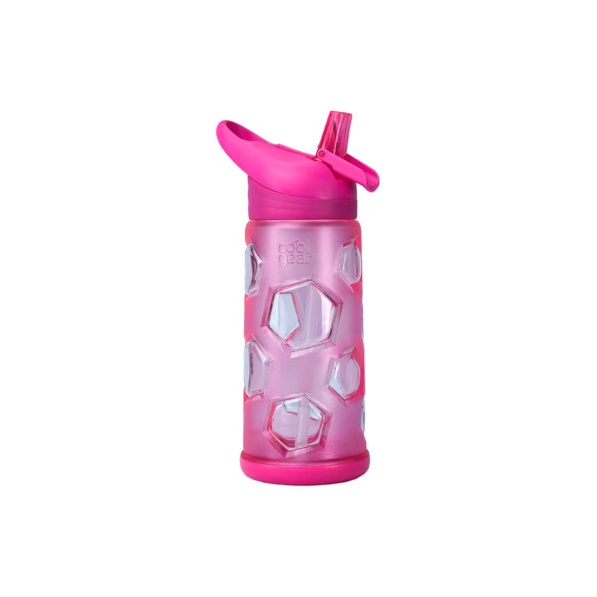 COOL GEAR - BOTELLA 16OZ HEXAGON SIPPER TRITAN ROSADO