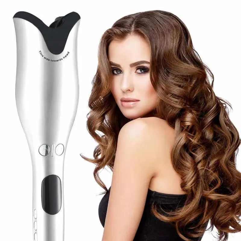 GENERICO - Rizador de Cabello Automatico con Pantalla Led Blanco