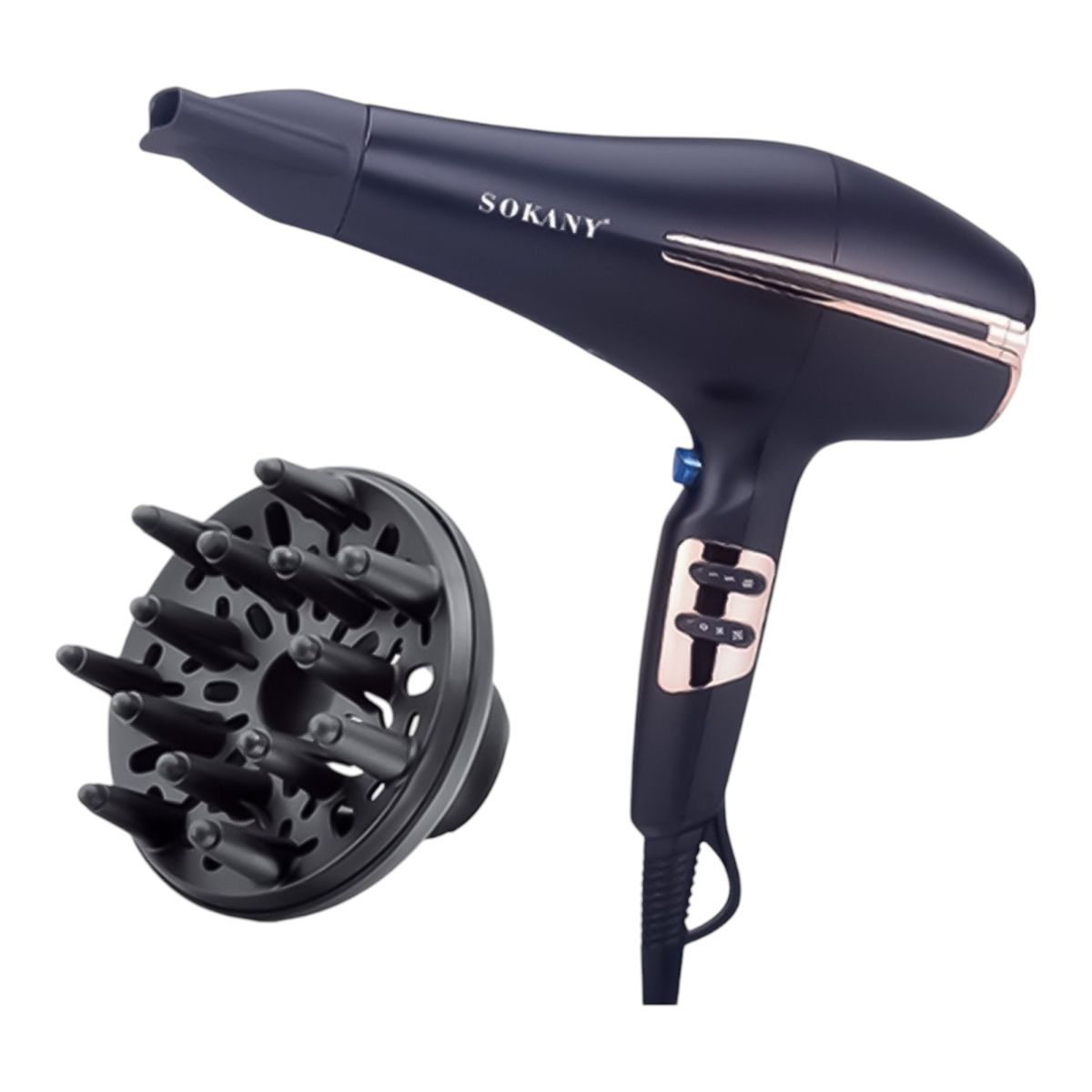 SOKANY - Secadora de Cabello SOKANY 2200W con Tecnología Iónica