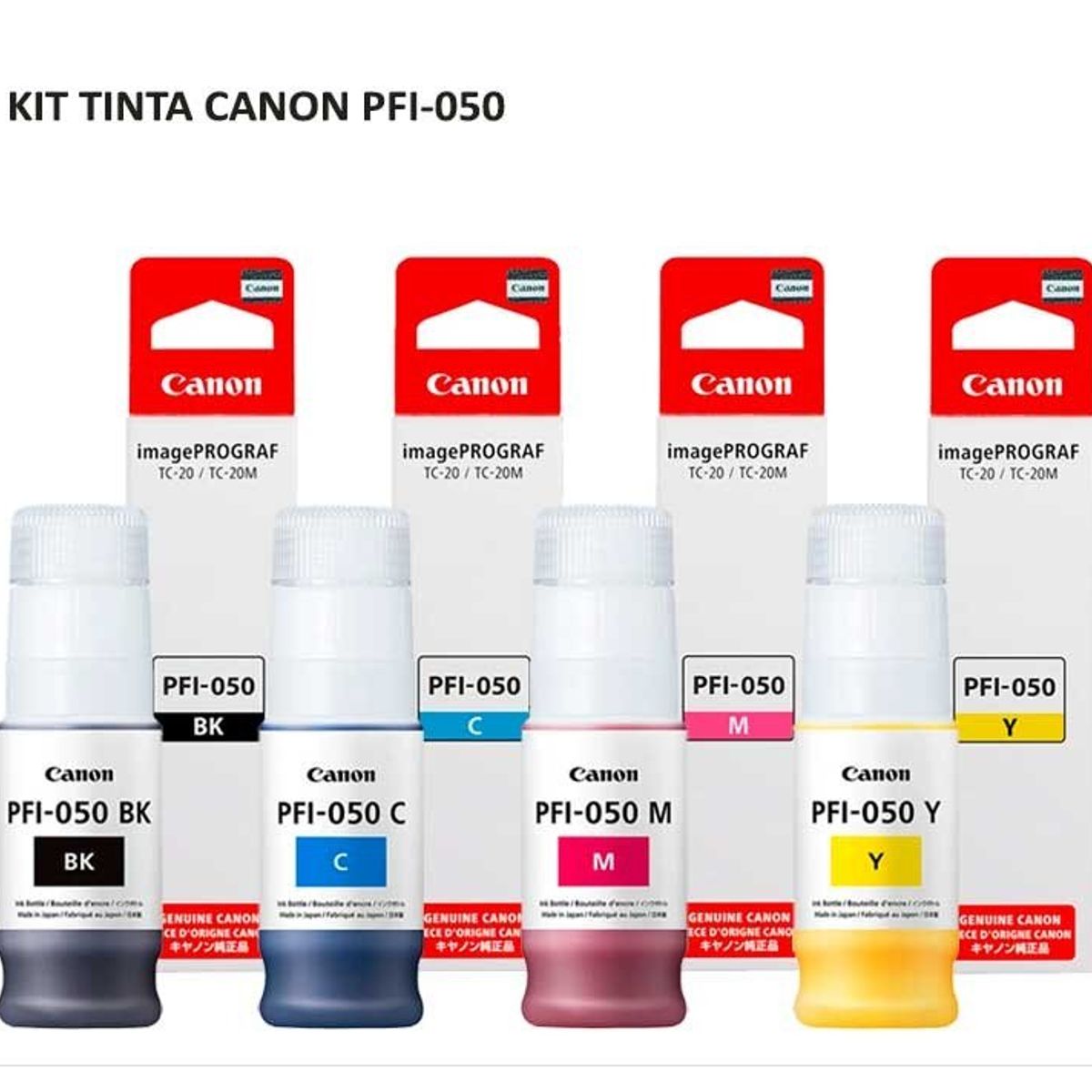 CANON - KIT TINTA CANON PFI-050 PARA TC-20 TC-20M