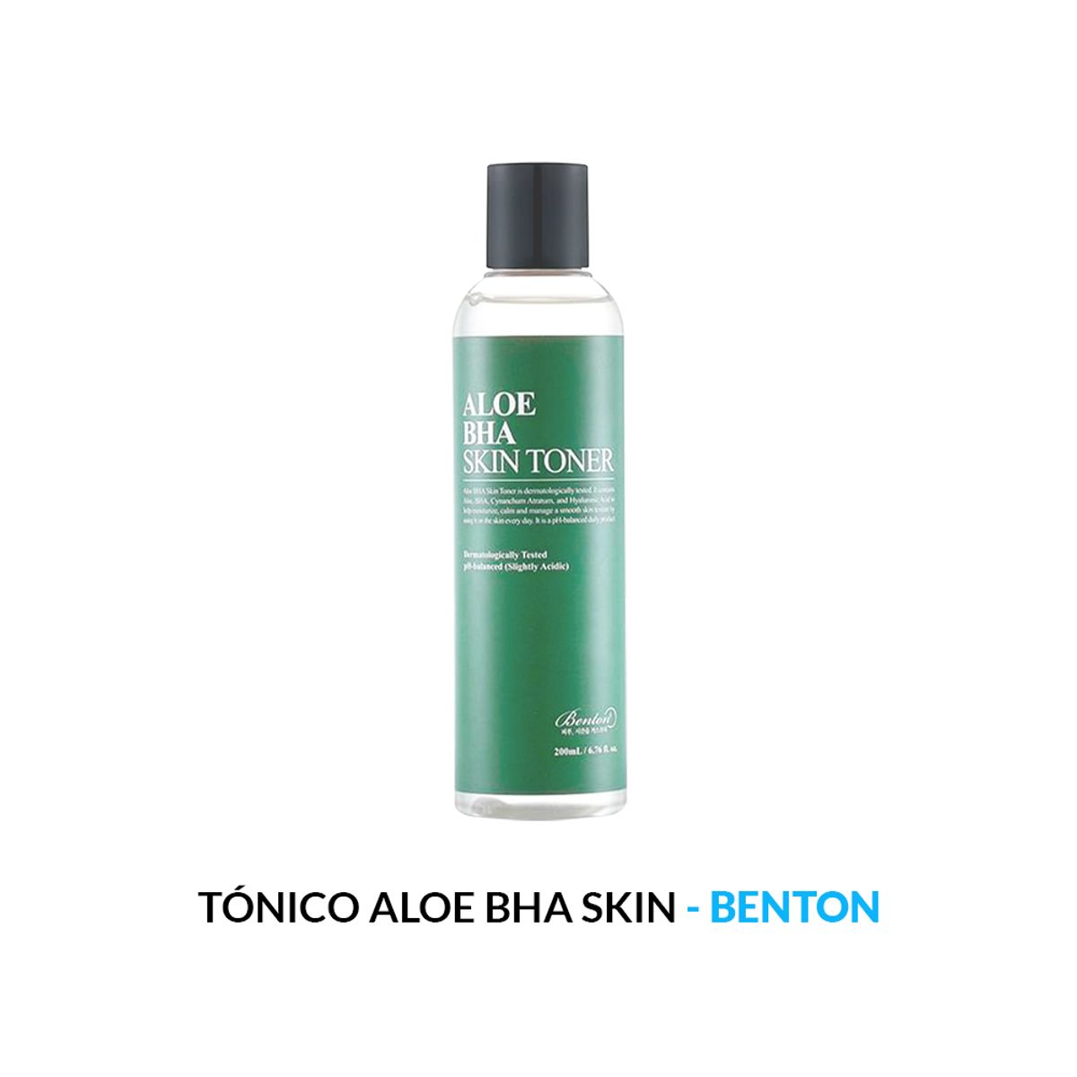 SKIN1004 - Tonico Facial Aloe Vera y BHA  Benton 200 ml + REGALO MINI SACHETS