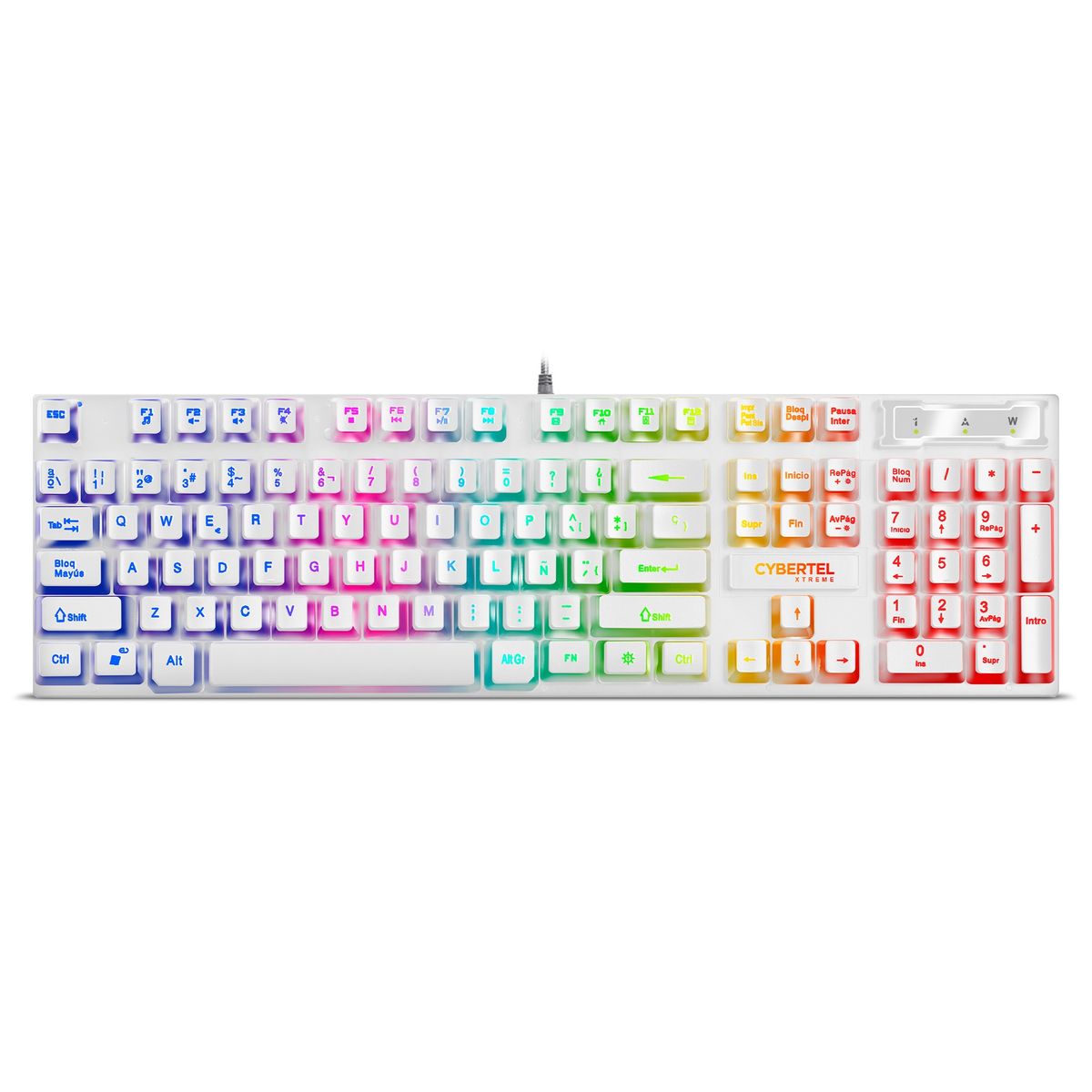 CYBERTEL - Teclado Gamer Look Xtreme - CYB K505W