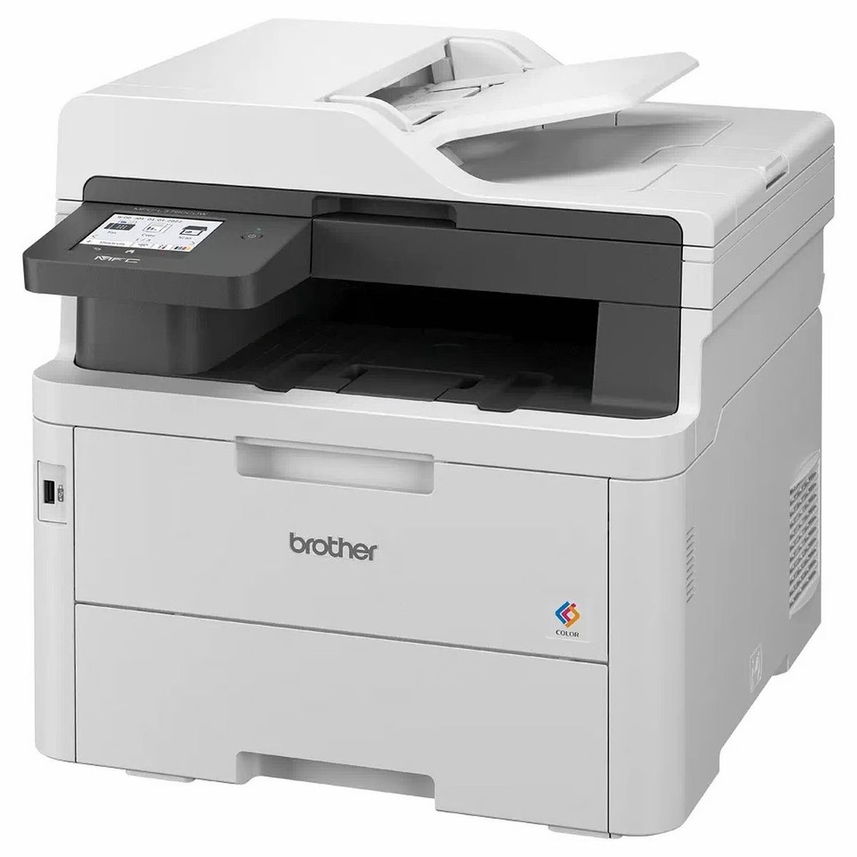 Brother - Impresora Multifuncional Láser color Brother MFC-L3760CDW Duplex WIFI Red ADF FAX