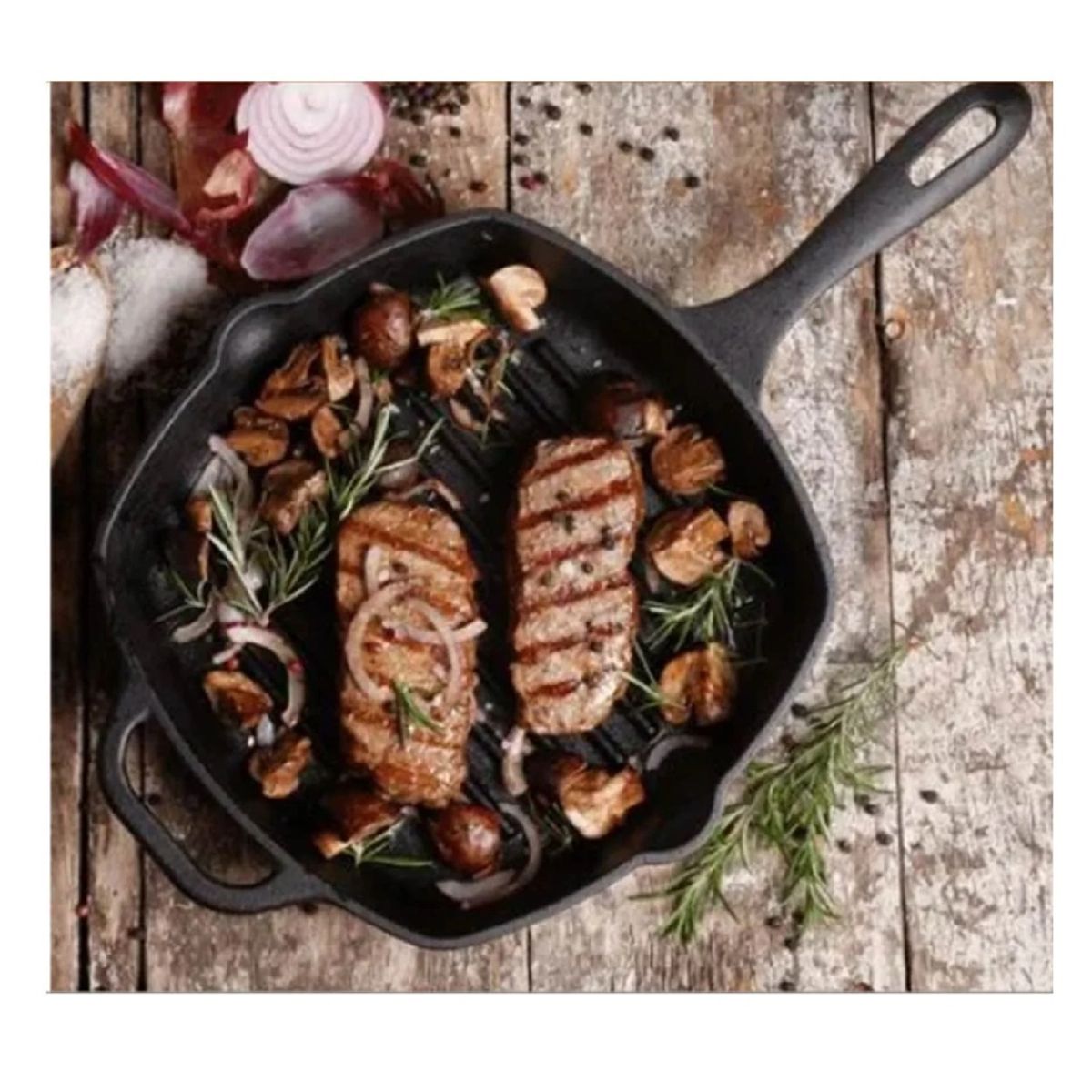 RECORD - SARTEN GRILL DE HIERRO FUNDIDO N26 RECORD