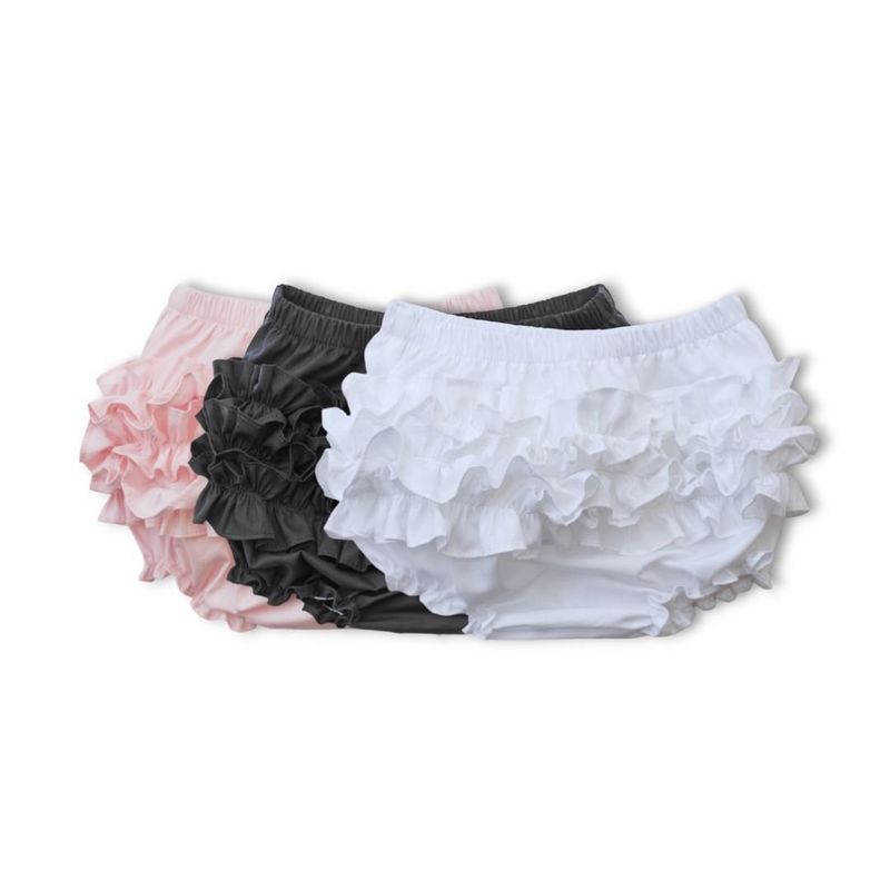 GENERICO - Pack 2 Calzón Bombacho de bebe algodon pima