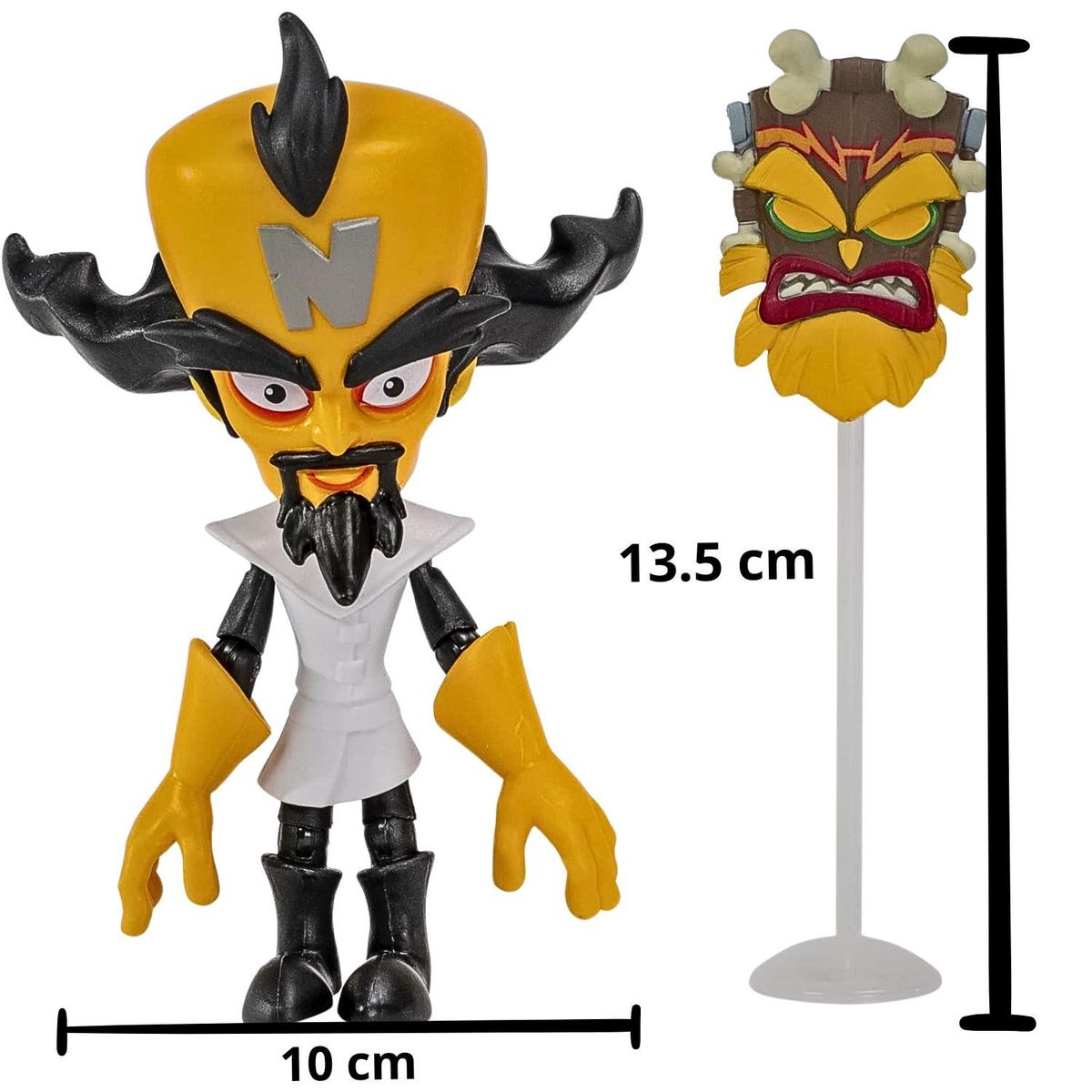 GENERICO - Bizak Crash Bandicoot Figura Doctor Neo Clásico