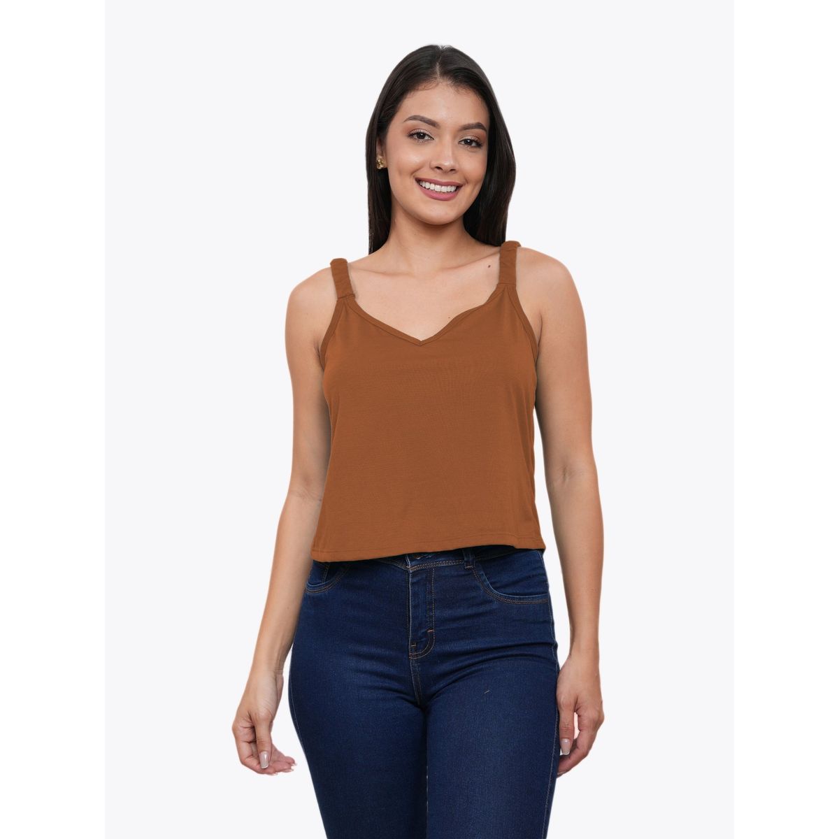 GENERICO - POLO EN TIRAS EN V AZAYU