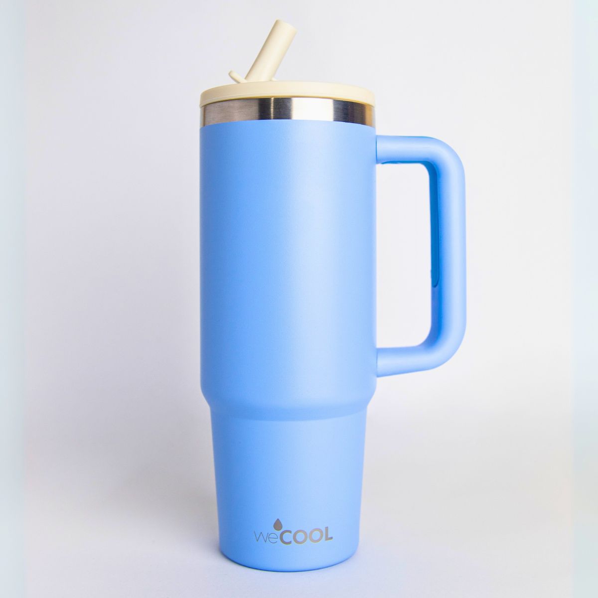 WECOOL - Mug Térmico Premium Celeste 30oz Antiderrame  Uso Diario y Viajes