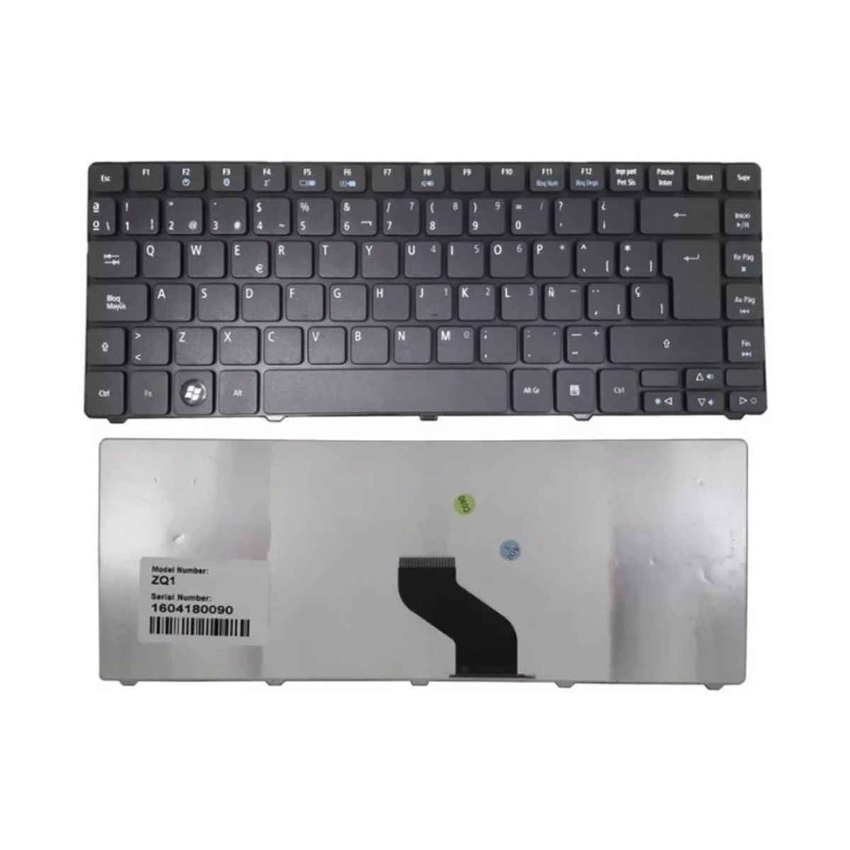 OEM - Teclado  para Laptop Acer Aspire 4810T, 4540,   4739, 4741, 4740