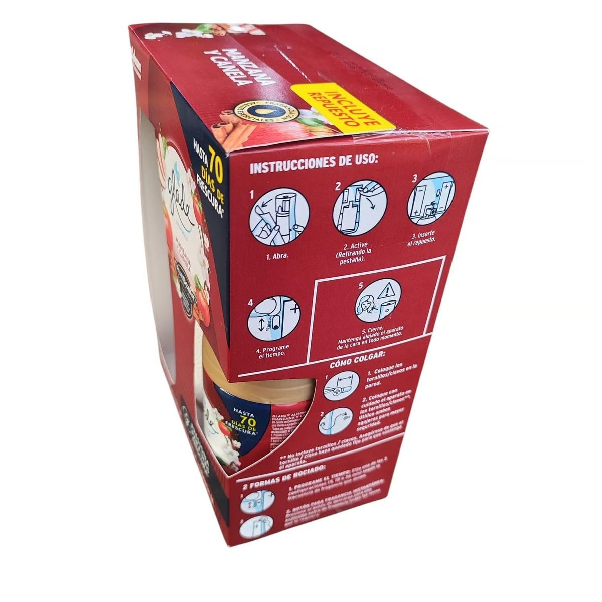 GLADE - Aromatizador Glade Automático Manzana Canela 270ml