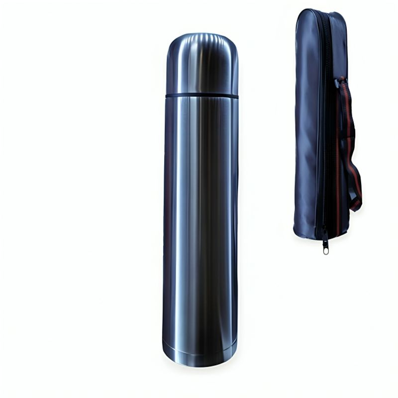 GENERICO - Termo Tomatodo con Funda de Acero Inoxidable de 1000 ml
