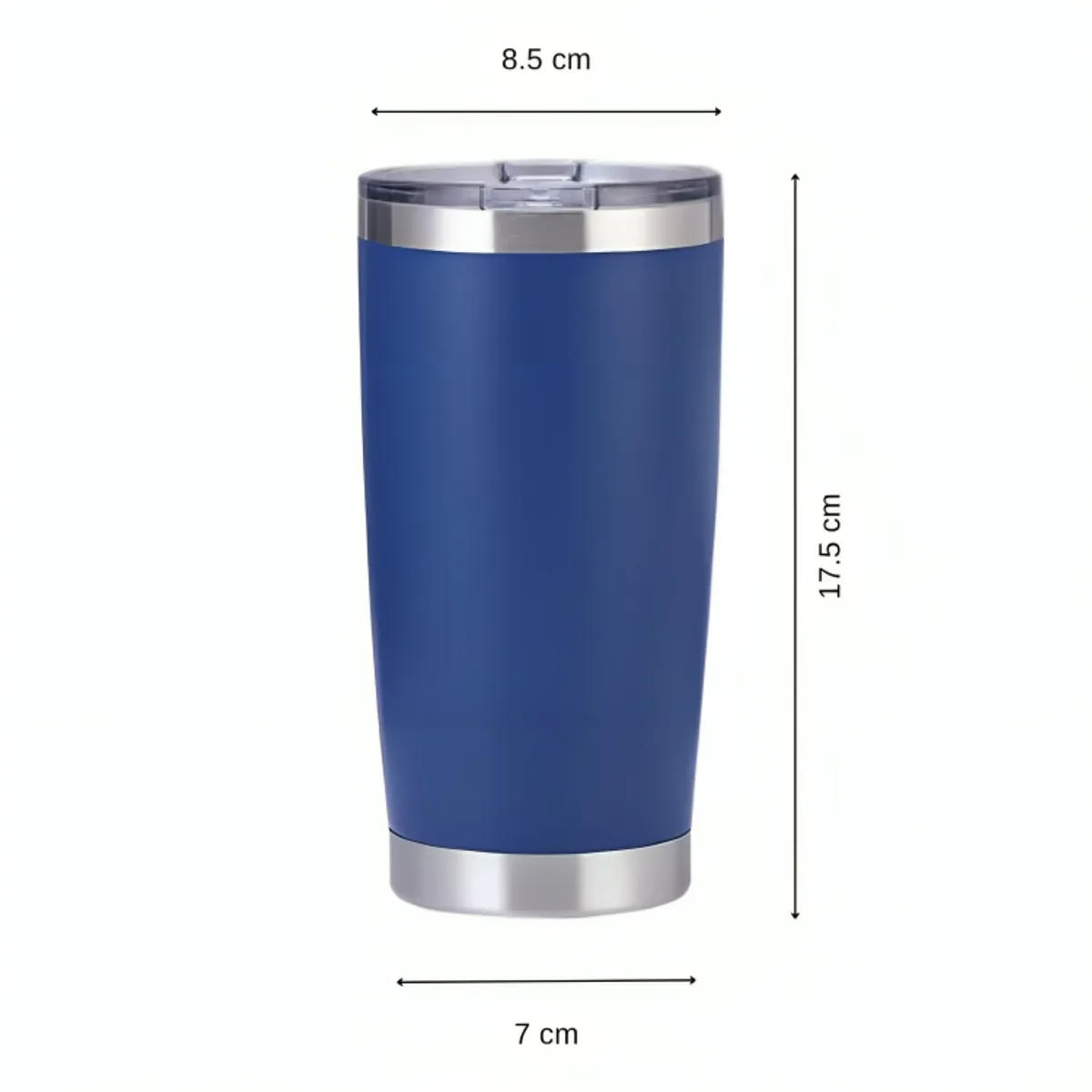 GENERICO - Vaso Térmico Portátil de Acero Inoxidable 600 ml