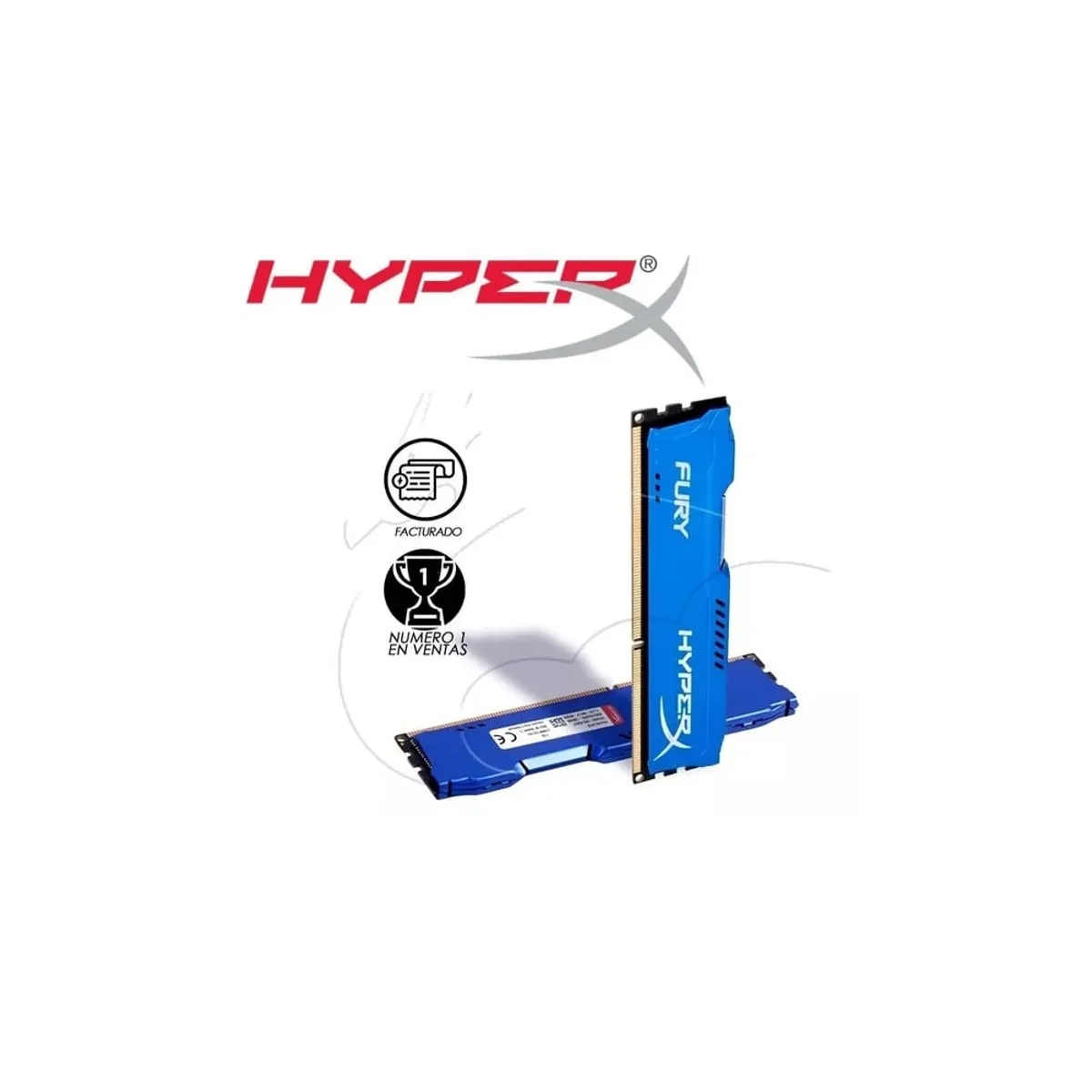 GENERICO - MEMORIA RAM 4 GB DDR3 HYPERX FURY 1333 MHZ PARA PC DE ESCRITORIO