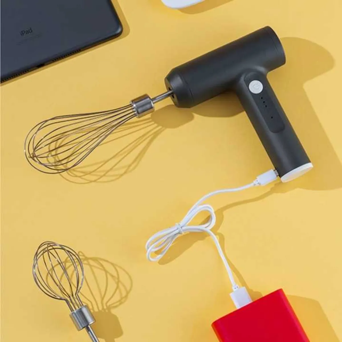 OEM - Batidora portatil  y mezclador alimentos  recargable con USB