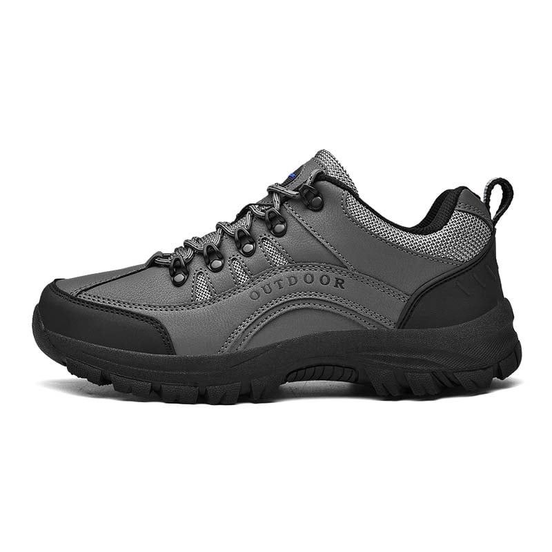 SHANDIAN - Zapatillas de Trekking para hombres Marrón