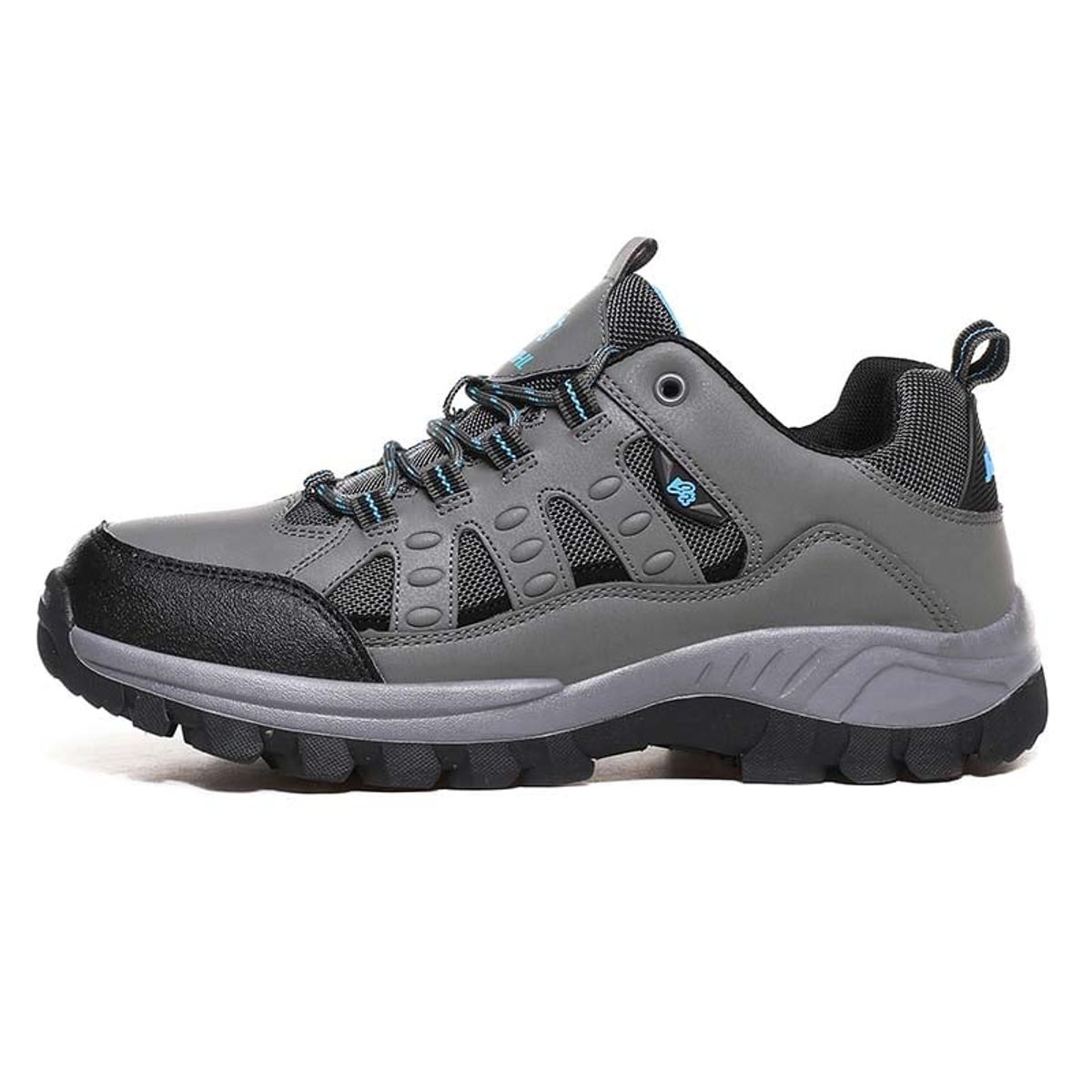 SHANDIAN - Zapatillas de Trekking para hombres Negro