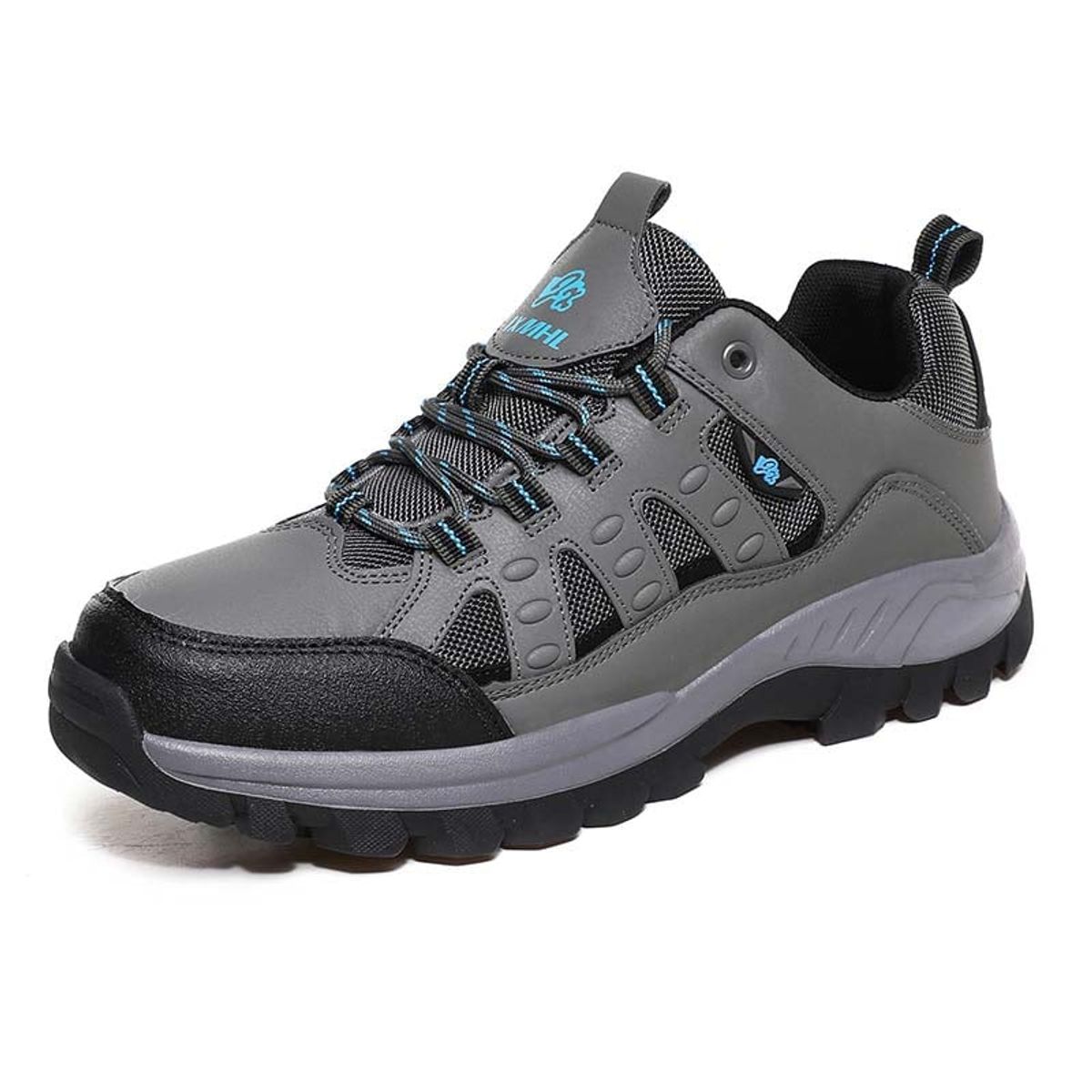 SHANDIAN - Zapatillas de Trekking para hombres Negro