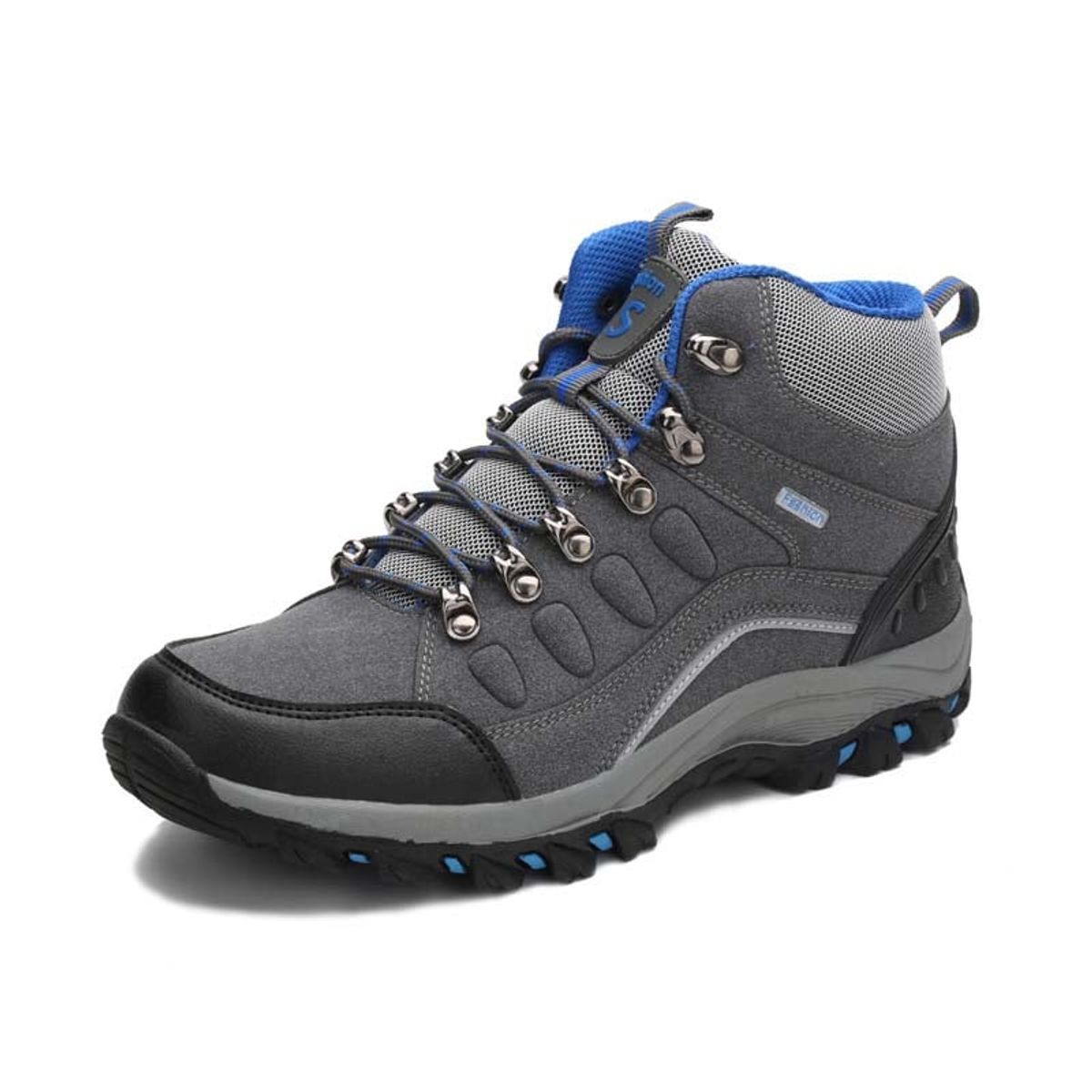 SHANDIAN - Zapatillas de Trekking para hombres Azul