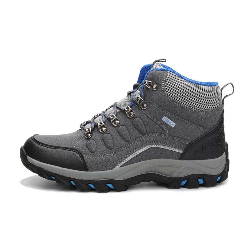 SHANDIAN - Zapatillas de Trekking para hombres Azul