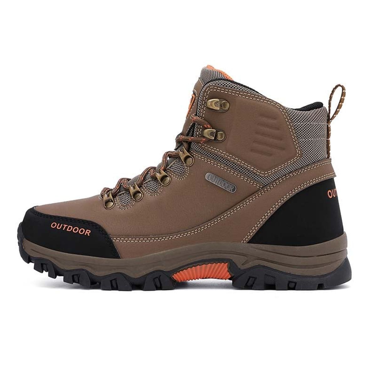 SHANDIAN - Zapatillas de Trekking para hombres Negro