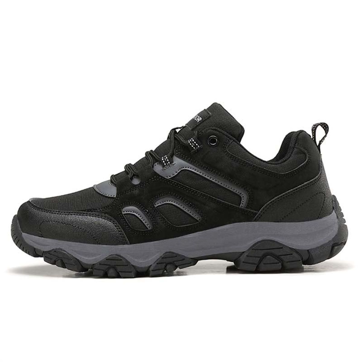 SHANDIAN - Zapatillas de Trekking para hombres Negro