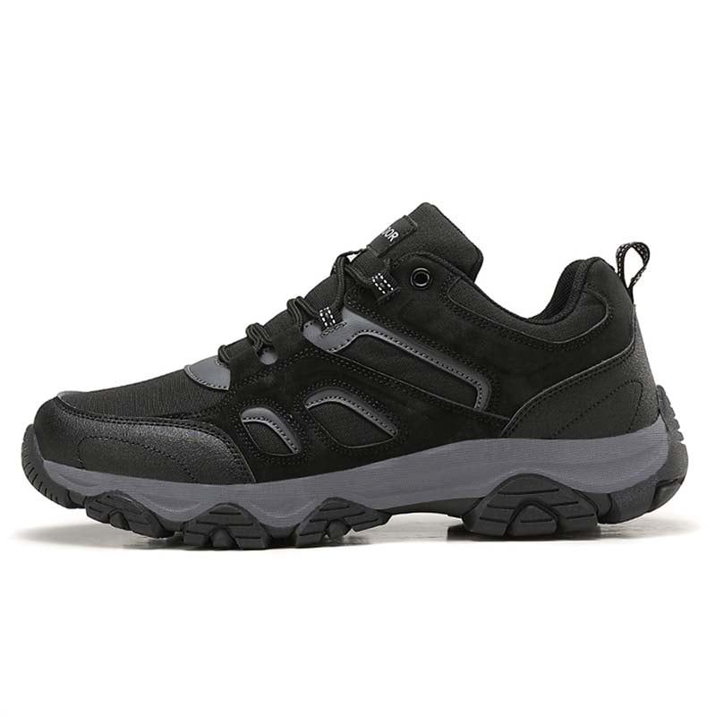SHANDIAN - Zapatillas de Trekking para hombres Negro