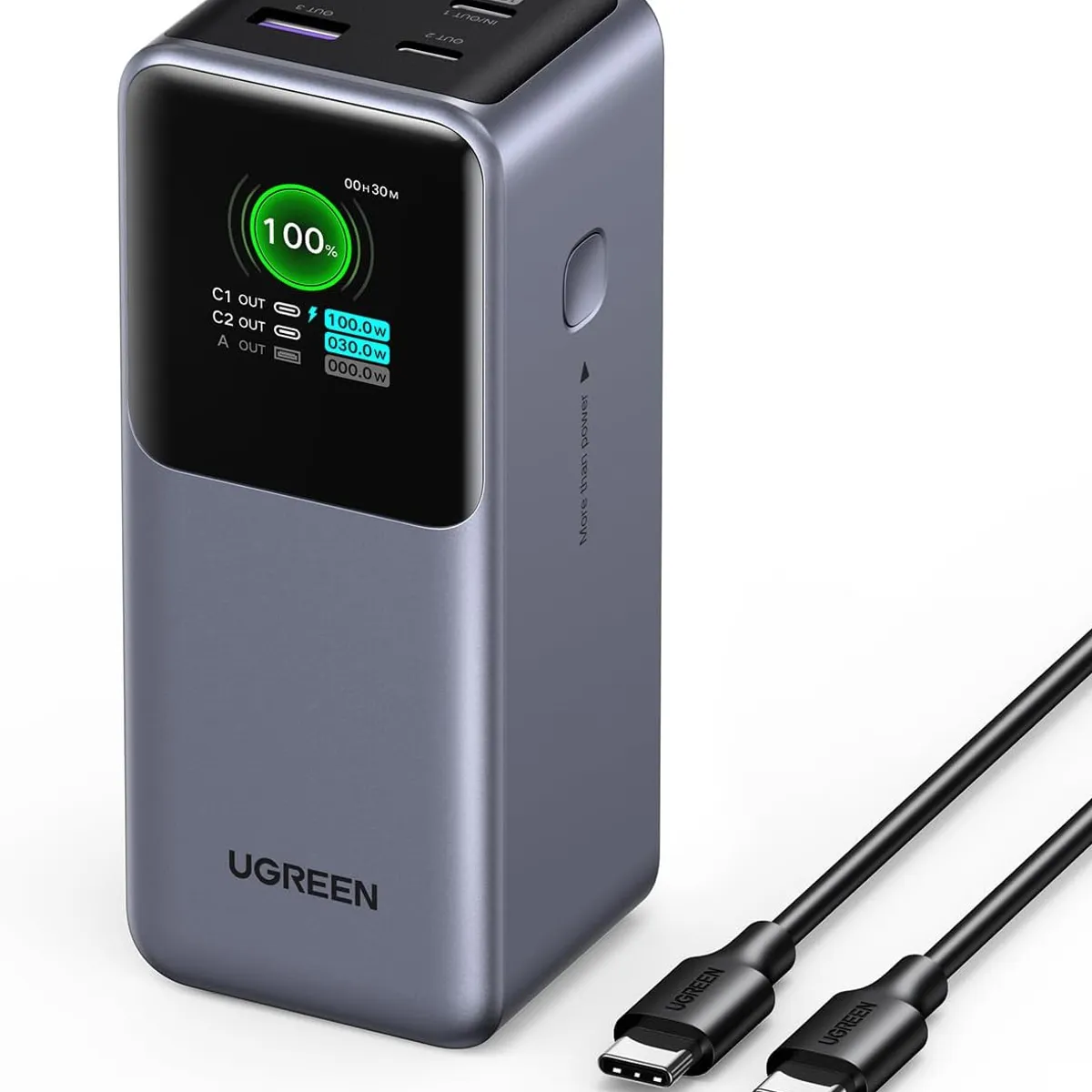 UGREEN - UGREEN Nexode Power Bank 20000mAh 130W Cargador portátil PB721