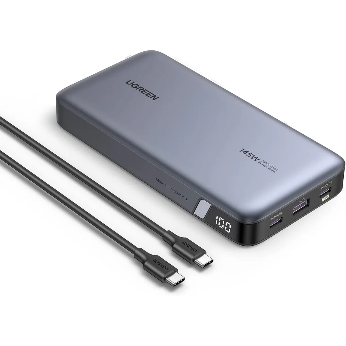 UGREEN - Cargador Portátil  UGREEN 25000mAh 145W Powerbank