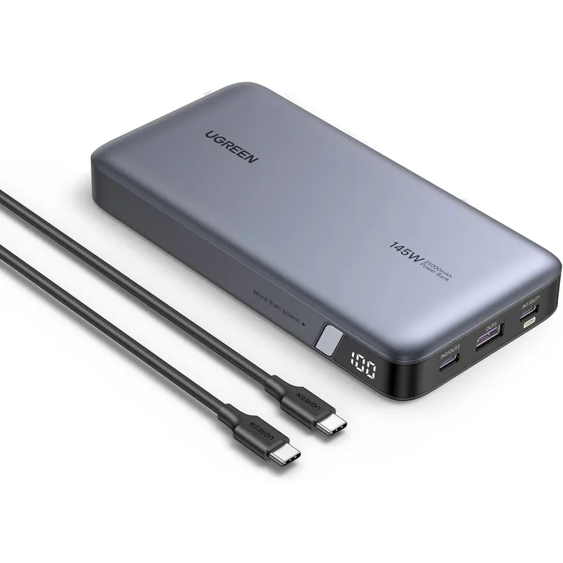UGREEN - Cargador Portátil  UGREEN 25000mAh 145W Powerbank