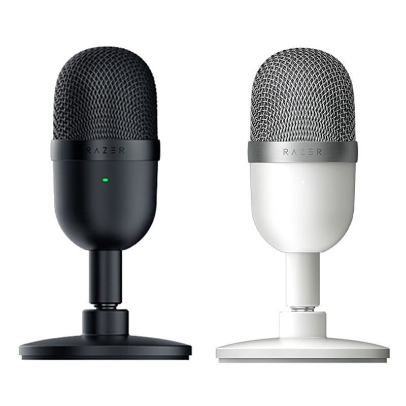 RAZER - Set 2 Razer Seiren Mini USB Streaming Microphone Negro y Blanco
