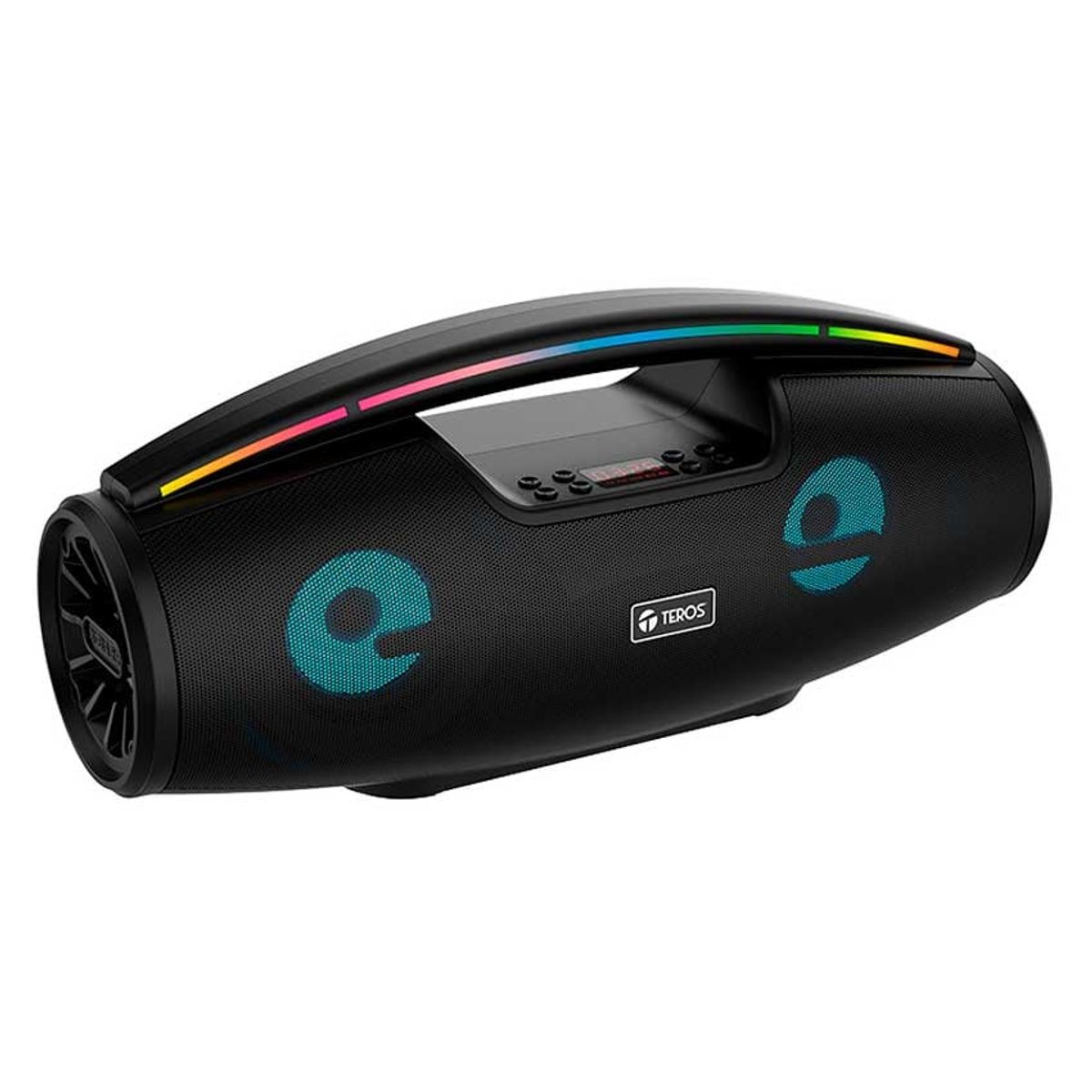 TEROS - Parlante Bluetooth TEROS TE-6042N 20W 3000mAh LED FM USB Negro