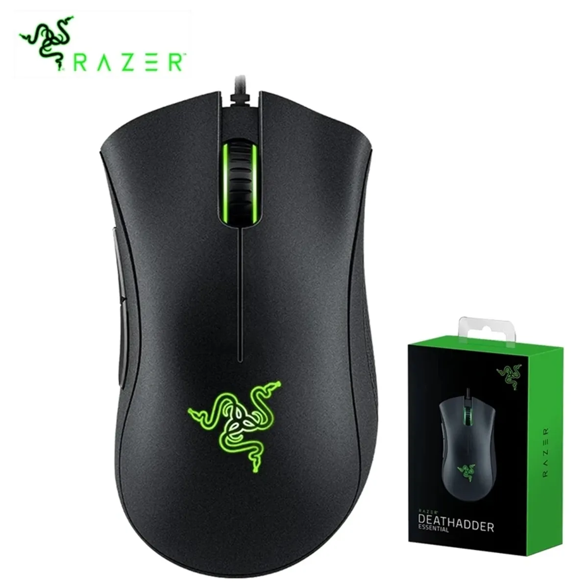 RAZER - Set 2 Mouse Razer y Almohadilla para el ratón  -Blanco