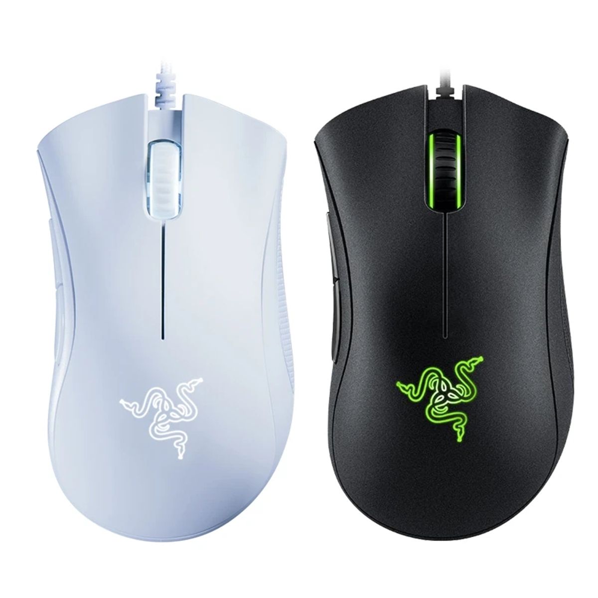 RAZER - Set 2 Mouse Razer y Almohadilla para el ratón  -Negro y Blanco