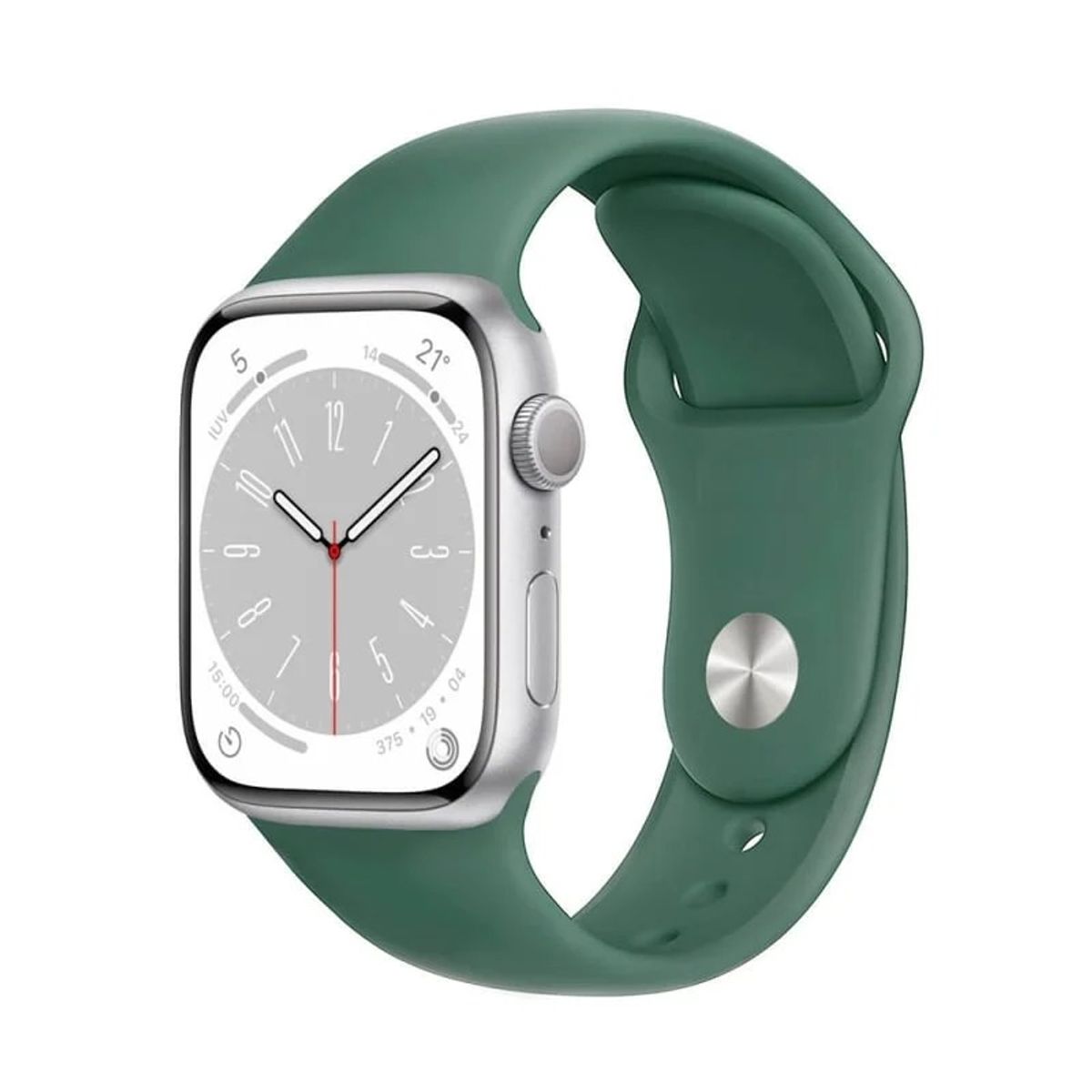 GENERICO - CORREA DE SILICONA PARA APPLE WATCH 38-40-41 MM VERDE