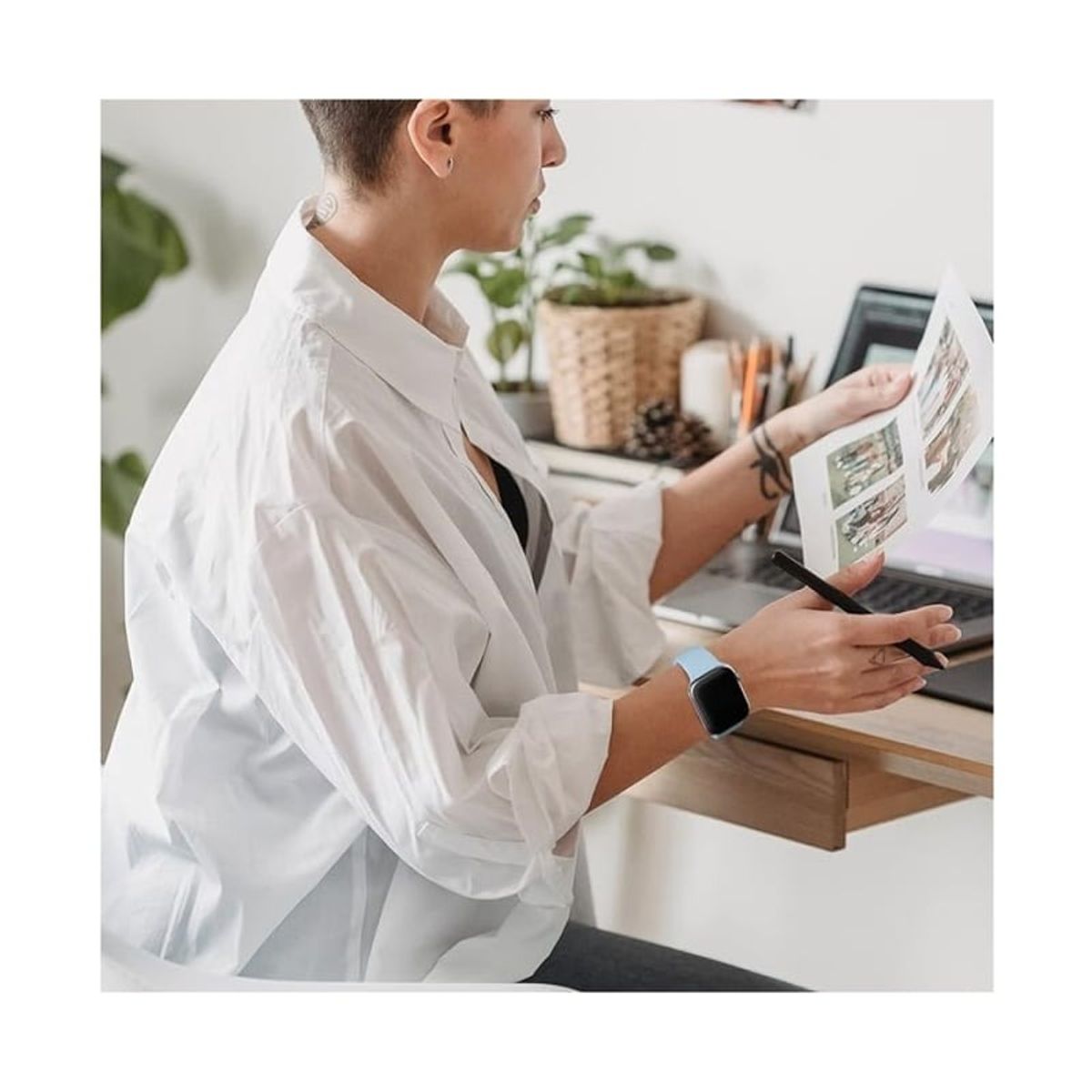 GENERICO - CORREA DE SILICONA PARA WATCH 38-40-41 MM AZUL CLARO