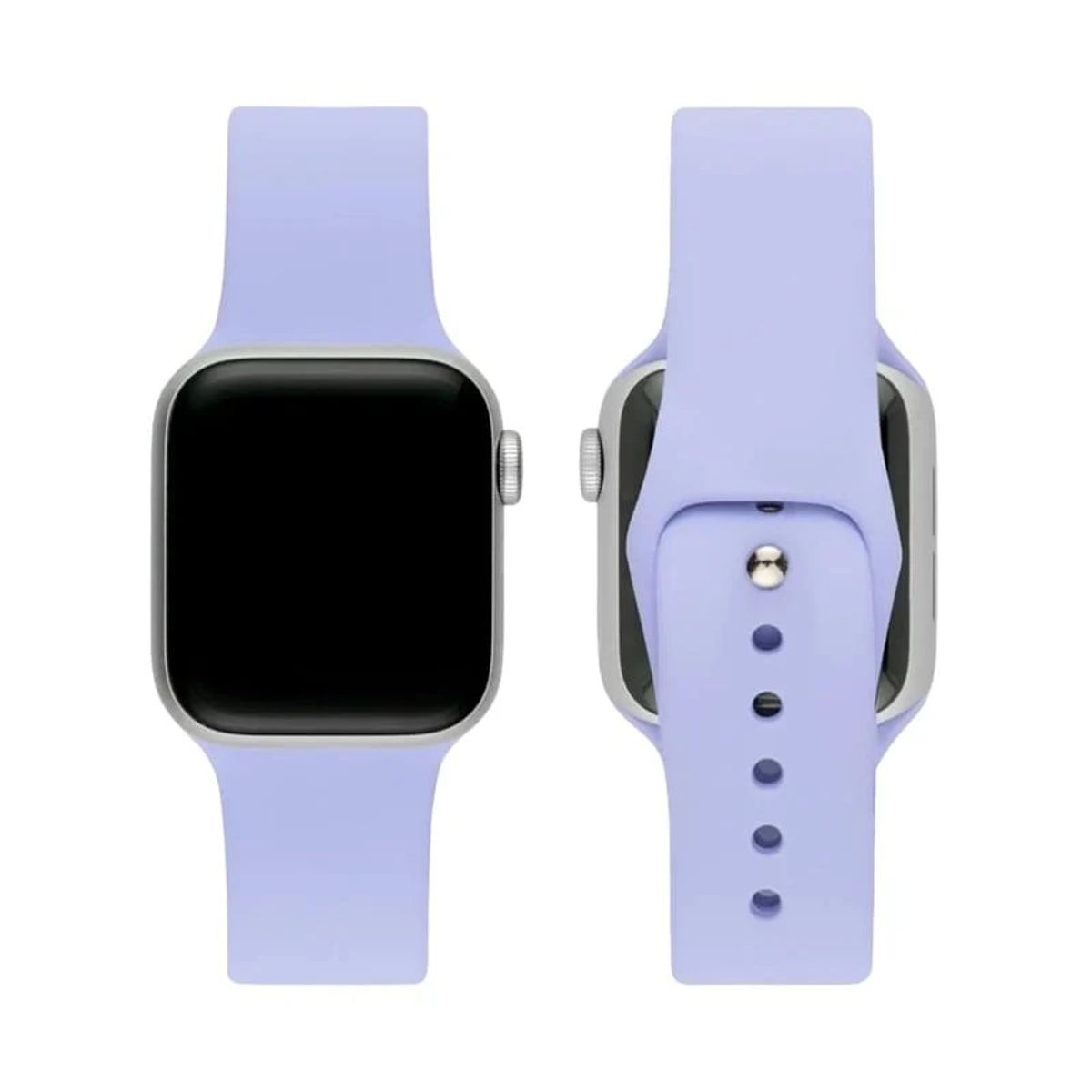 GENERICO - CORREA DE SILICONA PARA WATCH 38-40-41 MM MORADO LAVANDA
