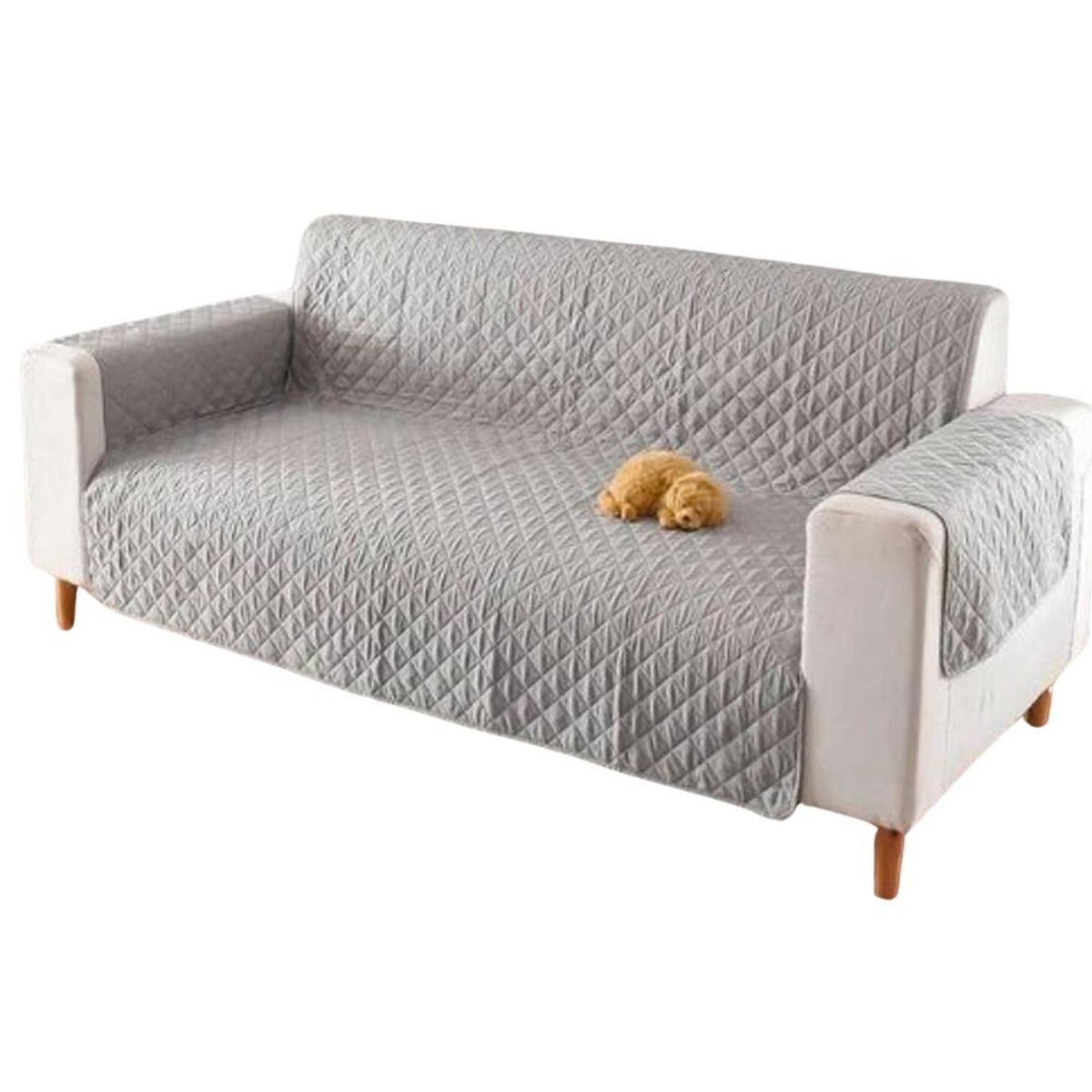 SALA FABULOSA - Protector de mueble 3-2-1 antifluído - Gris