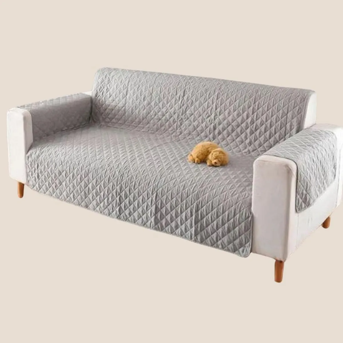 SALA FABULOSA - Protector de mueble 3-2-1 antifluído - Gris