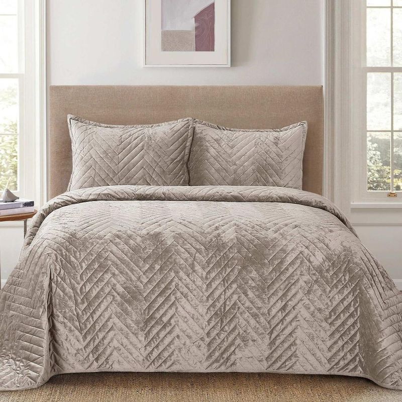 SALA FABULOSA - Edredón Aura + 2 Fundas de Almohada - Arena